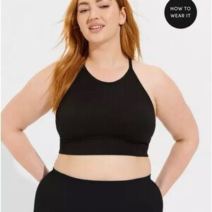 BRAND NEW WITH TAGS, torrid size 5 racer back, bralette. Never been worn.